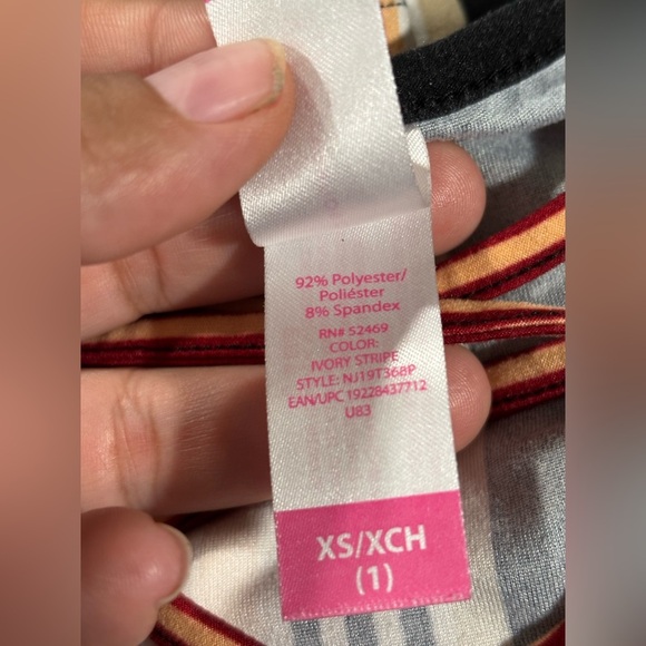 No Boundaries Multicolor Striped Long Sleeve Top - Picture 6 of 6